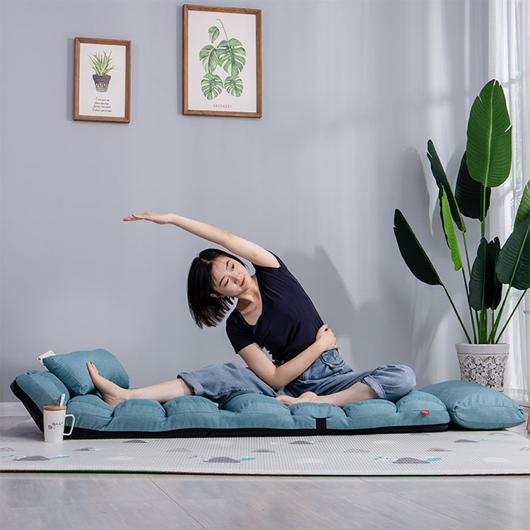 C1 Lazy Couch Tatami Foldable Single Recliner Bay Window Creative Leisure Floor Chair, Size:205x56x20cm, 205x56x20cm (Red), 205x56x20cm (Purple), 205x56x20cm (Lake Blue), 205x56x20cm (Khaki), 205x56x20cm (Green), 205x56x20cm (Dark Coffee)��������������...