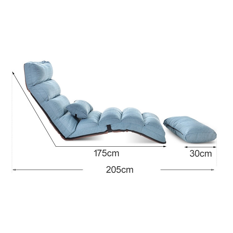 C1 Lazy Couch Tatami Foldable Single Recliner Bay Window Creative Leisure Floor Chair, Size:205x56x20cm, 205x56x20cm (Red), 205x56x20cm (Purple), 205x56x20cm (Lake Blue), 205x56x20cm (Khaki), 205x56x20cm (Green), 205x56x20cm (Dark Coffee)��������������...
