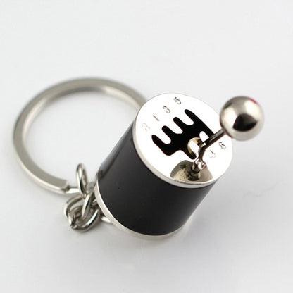 Six-speed Manual Shift Gear Keychain Key Ring Holder