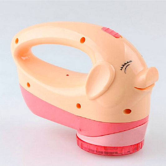 Household Upgrade Pig Shape Fluffy Trimmer Hairballs Clip Clothes Hair Removal Shaving Machine, Pig Shape Fluffy Trimmer