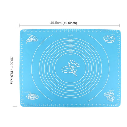 2 PCS Multi-purpose Baking Necessary Silicone Kneading Dough Pad / Flour Pad / Heat Insulation Meal Pad Random Color Delivery