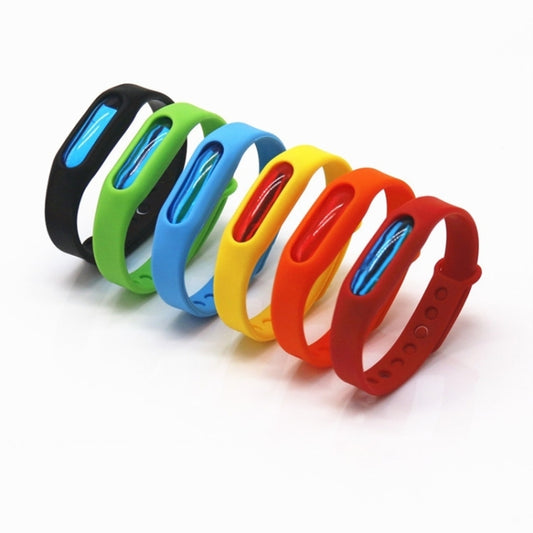 20 PCS Anti-mosquito Silicone Repellent Bracelet Buckle Wristband Bugs Away, Suitable for Children and Adults, Length:23cm, Random Color Delivery, 20 PCS