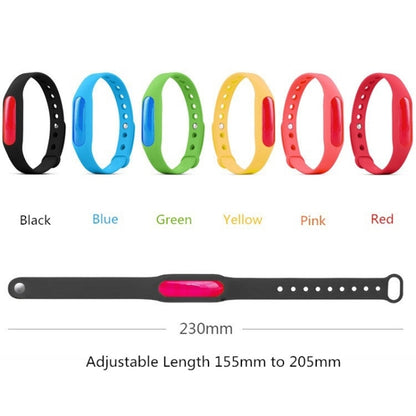 20 PCS Anti-mosquito Silicone Repellent Bracelet Buckle Wristband Bugs Away, Suitable for Children and Adults, Length:23cm, Random Color Delivery, 20 PCS