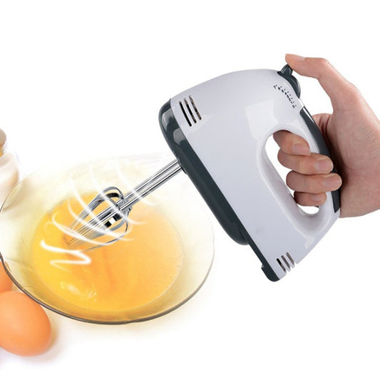 KN007364 100W Household Seven-speed Adjustable Handheld Electric Egg Beater, EU Plug, KN007364