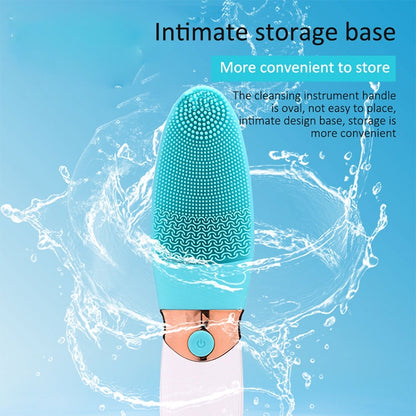 CNaier AE-618 Battery-powered Silicone Acoustic Wave Face Skin Care Electric Facial Cleanser, AE-618(Orange), AE-618(Pink), AE-618(Green), AE-618(Blue)
