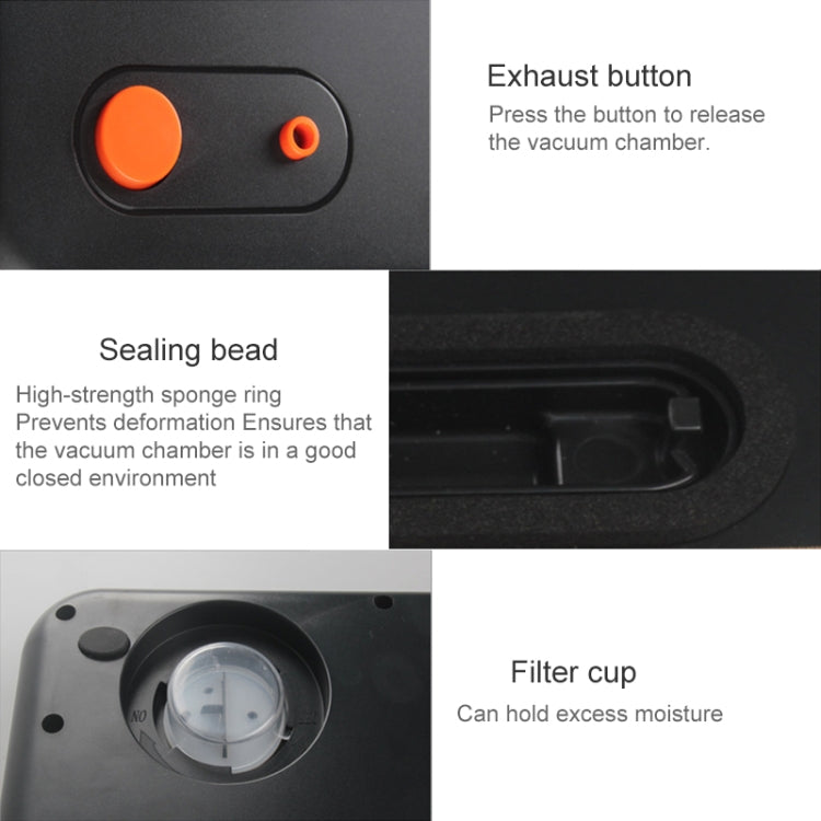 Household Commercial Food Vacuum Plastic Packaging Machine Sealer Closer Machine, UK Plug, Food UK Plug (Black), Food UK Plug (White)