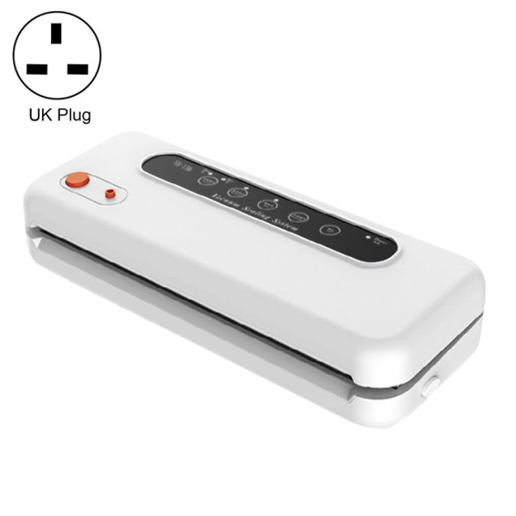 Household Commercial Food Vacuum Plastic Packaging Machine Sealer Closer Machine, UK Plug, Food UK Plug (Black), Food UK Plug (White)