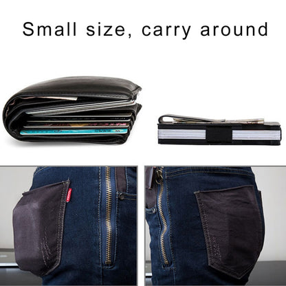 Slim Wallet Money Clip Credit Card Holder, Random Color, X-11