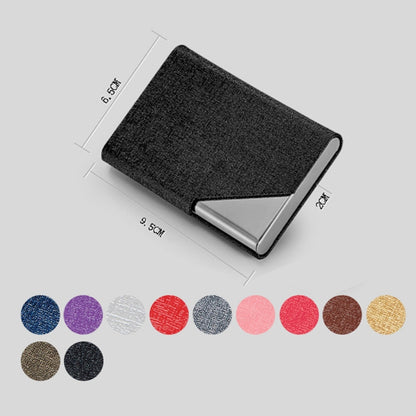 Oracle Bone Texture Business Card Holder Wallet Credit Card ID Case Holder, Random Color, Oracle Bone Texture