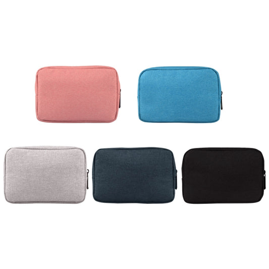Simple Multi-functional Digital Device Travel Storage Bag for Phones, Power Bank, U-disk, Earphones, Data Cable and etc, Big Size: 23*11*5cm, Size:  23*11*5cm Black, Size:  23*11*5cm Pink, Size: 23*11*5cm Grey, Size: 23*11*5cm Blue, DY01 23x11x5cm