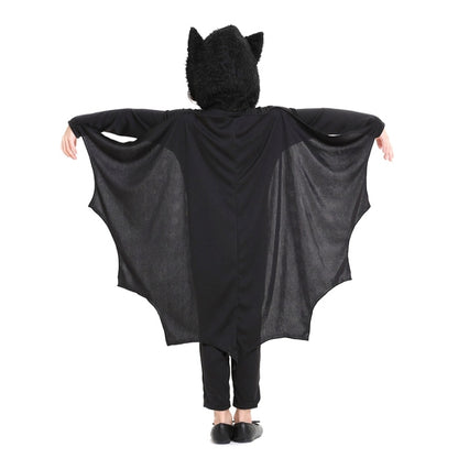 Halloween Costume Children Jumpsuit Bat Style Cosplay Costumes Stage Suit Size:XL, Suggested Height:140-155cm, Size: XL Children