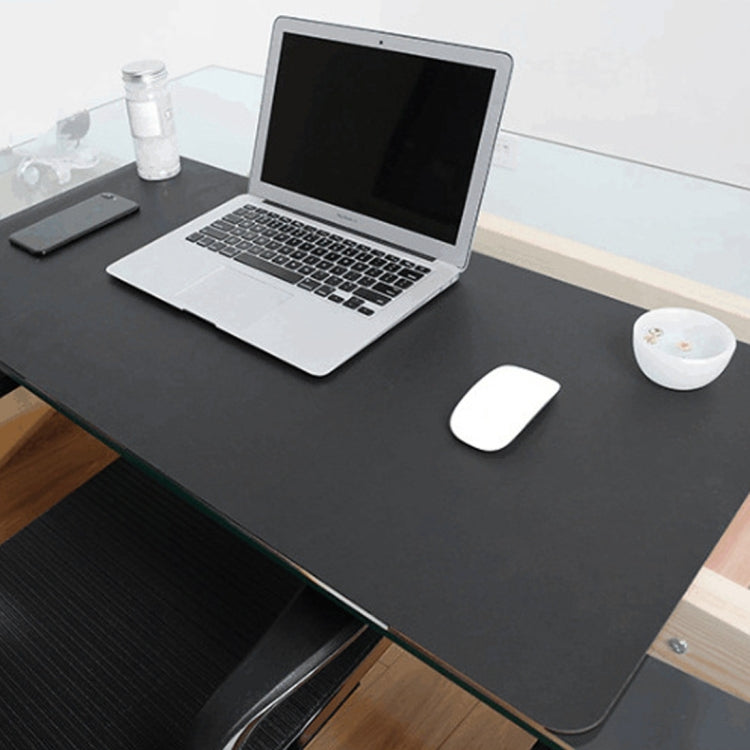 Multifunction Business Double Sided PU Leather Mouse Pad Keyboard Pad Table Mat Computer Desk Mat, Size: 90 x 45cm, Size: 90 x 45cm(Silver Grey), Size: 90 x 45cm(Black Red), Size: 90 x 45cm, Size: 90 x 45cm(Green + Silver), Size: 90 x 45cm(Blue + Yellow)