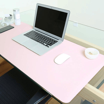 Multifunction Business Double Sided PU Leather Mouse Pad Keyboard Pad Table Mat Computer Desk Mat, Size: 90 x 45cm, Size: 90 x 45cm(Silver Grey), Size: 90 x 45cm(Black Red), Size: 90 x 45cm, Size: 90 x 45cm(Green + Silver), Size: 90 x 45cm(Blue + Yellow)