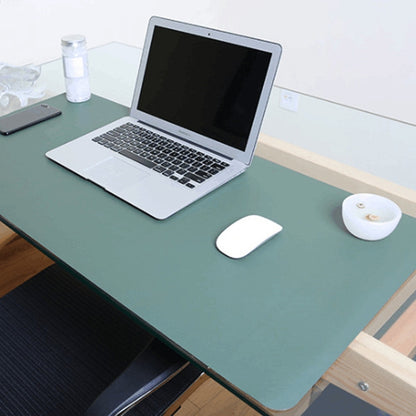 Multifunction Business Double Sided PU Leather Mouse Pad Keyboard Pad Table Mat Computer Desk Mat, Size: 90 x 45cm, Size: 90 x 45cm(Silver Grey), Size: 90 x 45cm(Black Red), Size: 90 x 45cm, Size: 90 x 45cm(Green + Silver), Size: 90 x 45cm(Blue + Yellow)