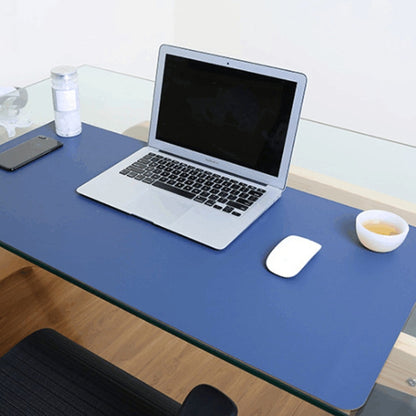 Multifunction Business Double Sided PU Leather Mouse Pad Keyboard Pad Table Mat Computer Desk Mat, Size: 90 x 45cm, Size: 90 x 45cm(Silver Grey), Size: 90 x 45cm(Black Red), Size: 90 x 45cm, Size: 90 x 45cm(Green + Silver), Size: 90 x 45cm(Blue + Yellow)