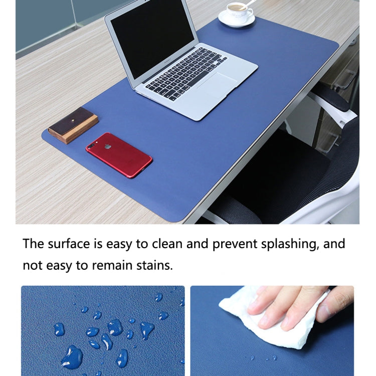 Multifunction Business PU Leather Mouse Pad Keyboard Pad Table Mat Computer Desk Mat, Size: 80 x 40cm, Size: 80 x 40cm(Black), Size: 80 x 40cm(Pink), Size: 80 x 40cm(Green), Size: 80 x 40cm(Sapphire Blue), Size: 80 x 40cm(Baby Blue)��������������������...