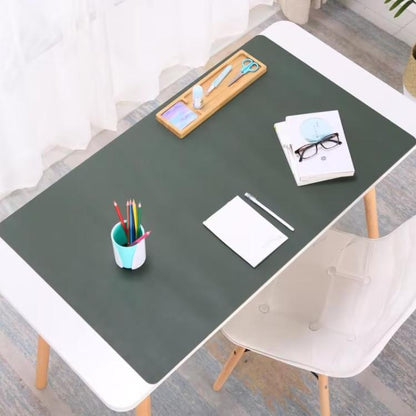 Multifunction Business PU Leather Mouse Pad Keyboard Pad Table Mat Computer Desk Mat, Size: 80 x 40cm, Size: 80 x 40cm(Black), Size: 80 x 40cm(Pink), Size: 80 x 40cm(Green), Size: 80 x 40cm(Sapphire Blue), Size: 80 x 40cm(Baby Blue)��������������������...