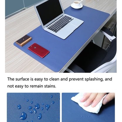 Multifunction Business PU Leather Mouse Pad Keyboard Pad Table Mat Computer Desk Mat, Size: 90 x 45cm, Size: 90 x 45cm(Black), Size: 90 x 45cm(Pink), Size: 90 x 45cm(Green), Size: 90 x 45cm(Sapphire Blue), Size: 90 x 45cm(Baby Blue)��������������������...