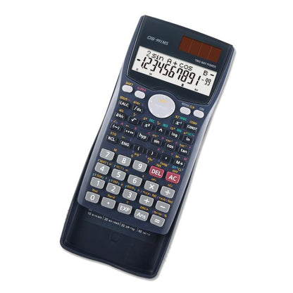 OS-991MS 10+2 Digits Double Line Display Multi-functional Student Function Scientific Calculator Solar Energy Dual Power Calculator, OS-991MS