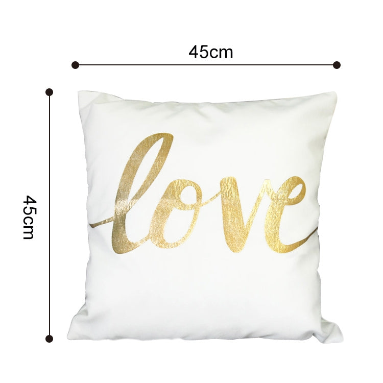 Fashion Bronzing Gold Printed Cushion Cover Sofa Seat Pillow Case, Size: 45*45cm, HC6664A, HC6664B, HC6664C, HC6664D, HC6664E, HC6664F, HC6664G, HC6664H, HC6664J, HC6664K, HC6664L, HC6664M, HC6664N, HC6664P, HC6664Q, HC6664R, HC6664S