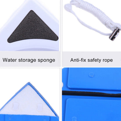Useful Double Side Glass Wiper Cleaning Brushes Window Cleaner, Applicative Range: 3-8mm Glass, 3-8mm Glass Cleaner