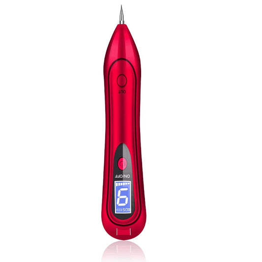 SONGSUN X2 Professional Portable Skin Spot Tattoo Freckle Removal Machine Mole Dot Removing Laser Plasma Beauty Care Pen with LCD Display Screen & 9 Gears Adjustment