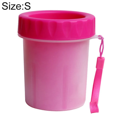 Pet Antiseptic Products Silicone Wash Feet Cleaning Cup Size: S