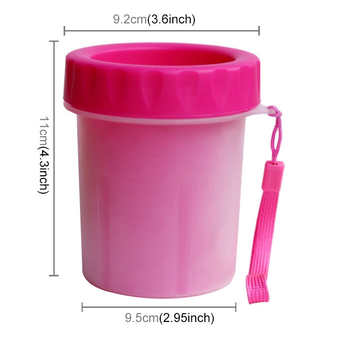 Pet Antiseptic Products Silicone Wash Feet Cleaning Cup Size: S