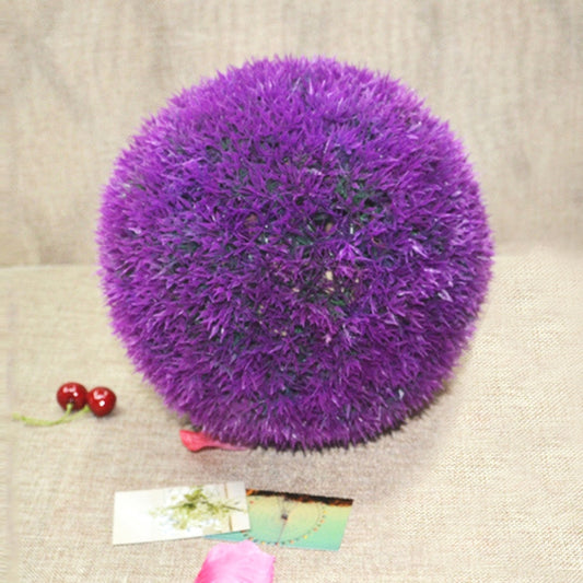 Artificial Grass Plant Ball Topiary Wedding Event Home Outdoor Decoration Hanging Ornament, Diameter: 12.7 inch, 12.7 inch