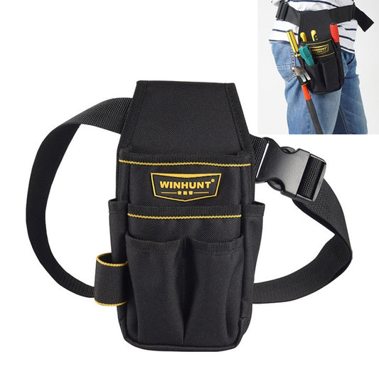 Professional Oxford Cloth Electrician Belt Pouch Convenient Tool Bag, WH008 Black