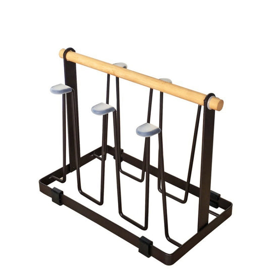 Iron Kitchen Cup Holder Drain Shelf