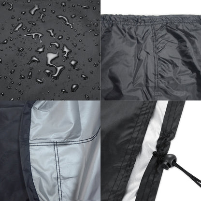 Outdoor Anti-UV Waterproof Dust-proof 210D Oxford Cloth BBQ Square Protective Bag Charcoal Barbeque Grill Cover, Size: 190x70x117cm, Size: 190x70x117cm
