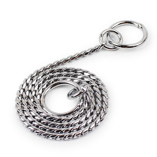35cm Pet P Chain Pet Collars Pet Neck Strap Dog Neckband Snake Chain Dog Chain  Solid  Metal Chain Dog Collar, 35cm x 2mm