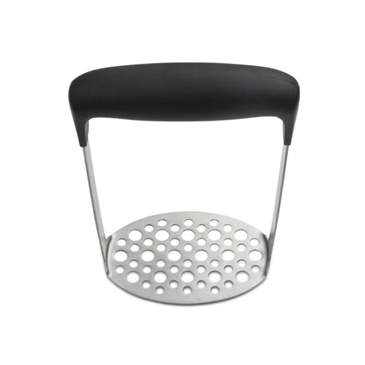 Stainless Steel Manual Pumpkin Potato Ricer Masher with Broad and Ergonomic Horizontal Handle, Single layer stainless