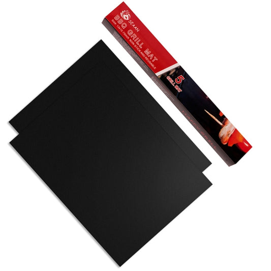 2 PCS 0.2mm Thick Barbecue Grill Mat Non-Stick BBQ Grill Mats, Size:40x33CM, 2 PCS