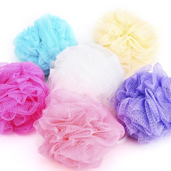 5 PCS Flower Bath Ball Bath Tubs Cool Ball Bath Towel Scrubber Body Cleaning Mesh Shower Wash Sponge,Random Color Delivery, Flower Bath Ball Wash Sponge