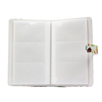 Dessert Pattern 3 inch DIY PU Mini Creativity Insert Type 32 Pages Exquisite Photo Album for Polaroid, Dessert