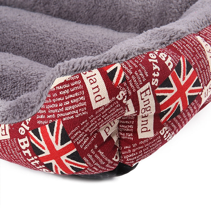 Candy Color Four Seasons Genuine Warm Pet Dog Kennel Mat Teddy Dog Mat, Size: M, 54×42×12cm, Size: M