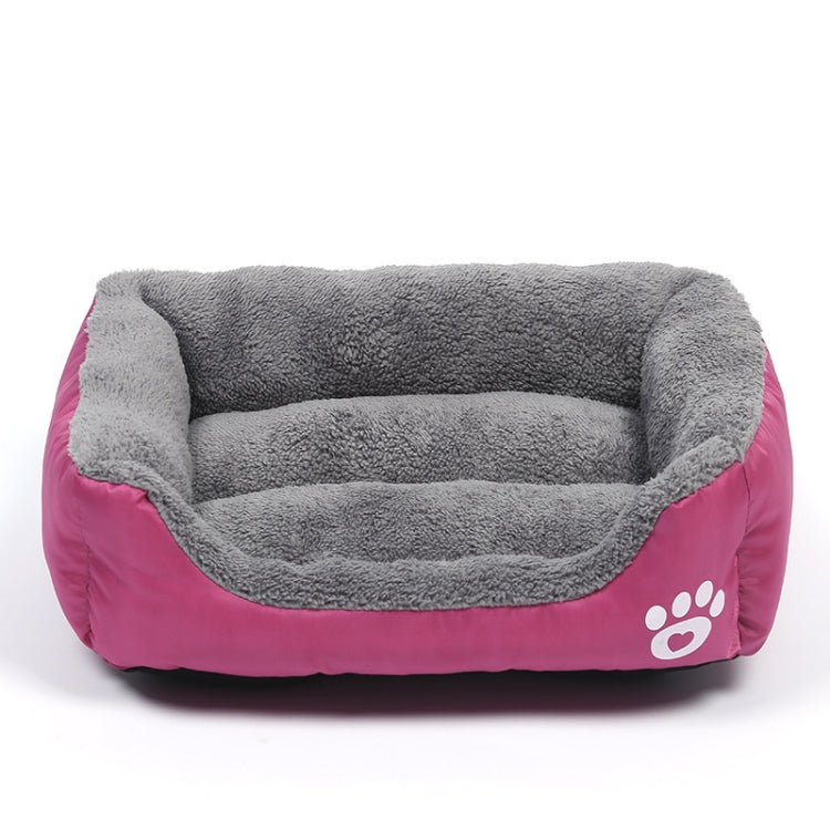 Candy Color Four Seasons Genuine Warm Pet Dog Kennel Mat Teddy Dog Mat, Size: S, 43×32×10cm, Size: S