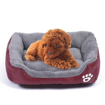 Candy Color Four Seasons Genuine Warm Pet Dog Kennel Mat Teddy Dog Mat, Size: S, 43×32×10cm, Size: S