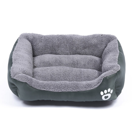 Candy Color Four Seasons Genuine Warm Pet Dog Kennel Mat Teddy Dog Mat, Size: XL, 80×60×16cm, Size: XL