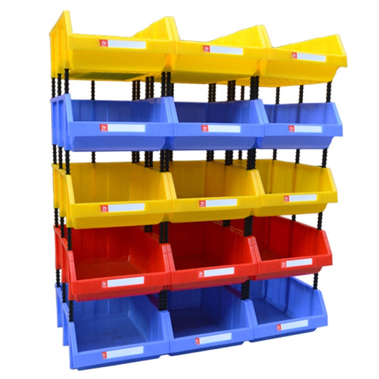 Thickened Oblique Plastic Box Combined Parts Box Material Box, Random Color Delivery, Size: 40cm x 25cm x 16cm, 40cm x 25cm x 16cm