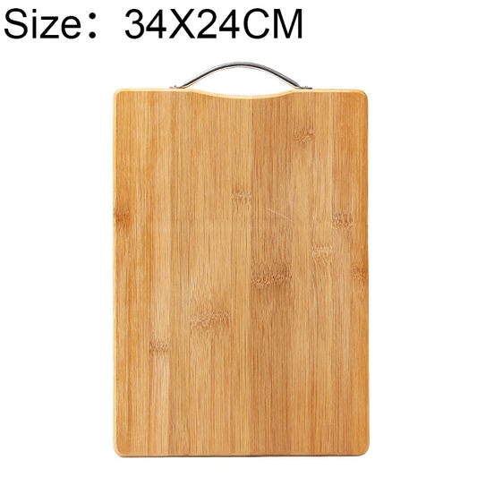 Kitchen Rectangular Bamboo Chopping Block Thickening Cutting Board,  Size: 34cm x 24cm, Size: 34cm x 24cm