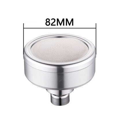 Removable and Washable Space Aluminum Plated Round Pressurized Top Spray Shower Head, Size: 82mm, Pattern A