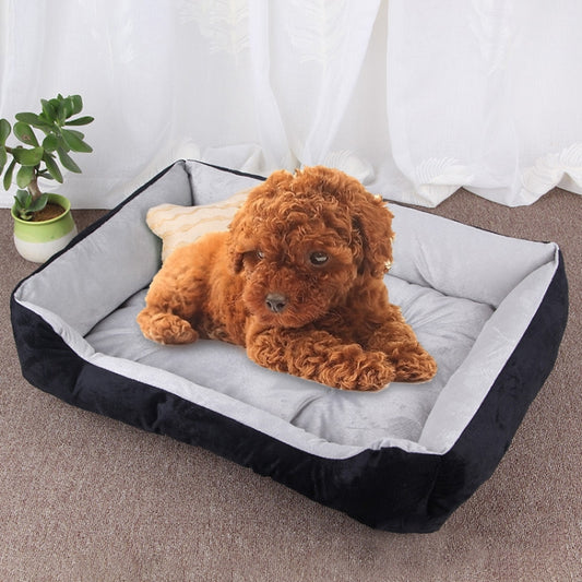 Dog Bone Pattern Big Soft Warm Kennel Pet Dog Cat Mat Blanket, Size: XXS, 45×30×15cm, Size: XXS