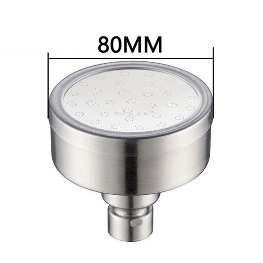 Removable and Washable 304 Stainless Steel Round Pressurized Top Spray Shower Head, Size: 80mm, Pattern C