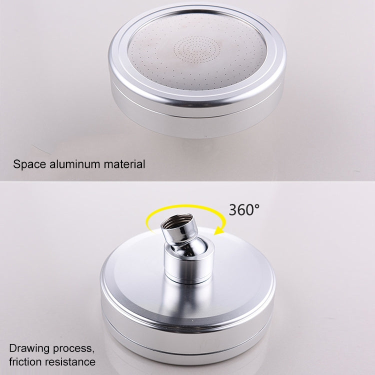 Removable and Washable 304 Stainless Steel Round Pressurized Top Spray Shower Head, Size: 80mm, Pattern C