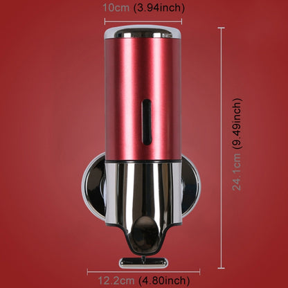 Hotel Shower Manual Dispenser Wall Mounted Washing Liquid Shampoo Soap Bottle, Capacity: 500ml, 500ml/Dark Red, 500ml/Green, 500ml/Gold, 500ml/Blue, 500ml/Purple, 500ml/Silver, 500ml/White