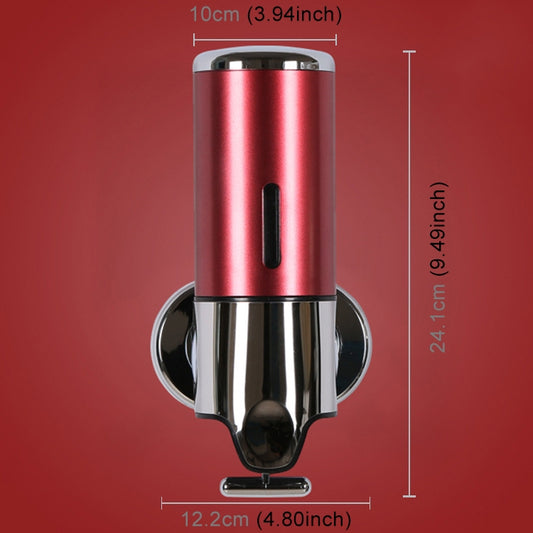 Hotel Shower Manual Dispenser Wall Mounted Washing Liquid Shampoo Soap Bottle, Capacity: 500ml, 500ml/Dark Red, 500ml/Green, 500ml/Gold, 500ml/Blue, 500ml/Purple, 500ml/Silver, 500ml/White