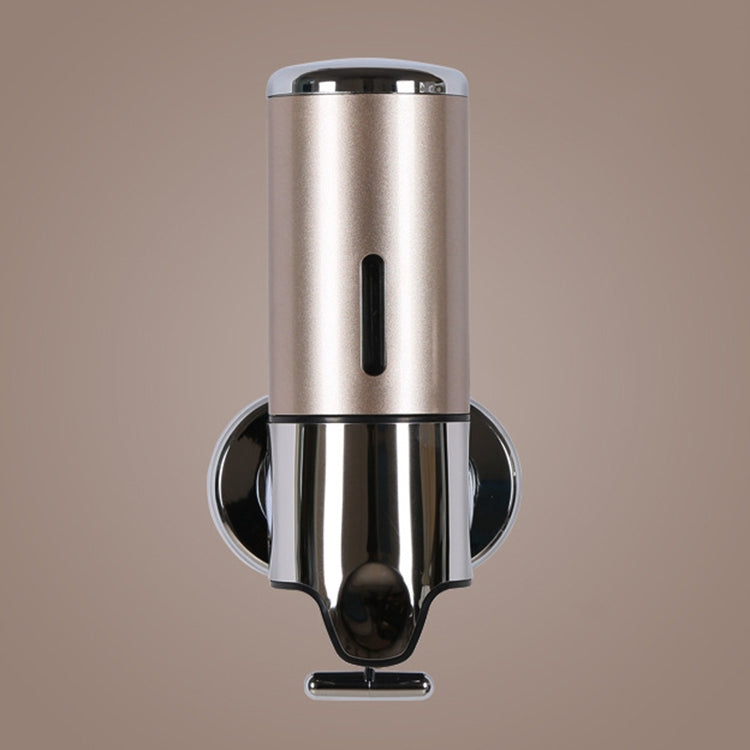 Hotel Shower Manual Dispenser Wall Mounted Washing Liquid Shampoo Soap Bottle, Capacity: 500ml, 500ml/Dark Red, 500ml/Green, 500ml/Gold, 500ml/Blue, 500ml/Purple, 500ml/Silver, 500ml/White